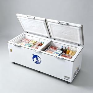 Congélateur coffre commercial de grande capacité avec isolation thermique épaisse pour les magasins de fruits de mer et la transformation alimentaire en gros - Product Image 2