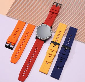 Vente directe d'usine. Bracelets de montre en silicone de haute qualité, couleur unie, compatibles avec les montres GT2, <span class=keywords><strong>GT3</strong></span>, <span class=keywords><strong>Honor</strong></span> 2 et EPro. - Product Image 3