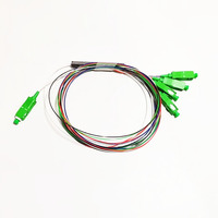 1X8 FTTH/Network Fiber Optic Splitter Unequal G657A1 PVC 1m 0.9mm SC/APC SM Fiber Used for FTTX