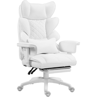 Chaise de jeu personnalisée pas chère, directement de l'usine du fournisseur, accoudoir articulé, base en nylon 90-135 °   Ensemble de bureau inclinable assorti pour étudiants