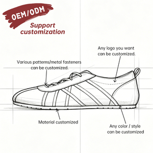 OEM Custom Sheep <strong>Suede</strong> + Vegetable-Tanned Calfskin Upper French Retro <strong>Ballet</strong> <strong>Flats</strong> Women's Slip-on Soft Lightweight Casual Shoes - Product Image 3