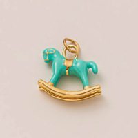 Nouveauté 2026 : Breloque en laiton personnalisable DIY, animaux 3D mignons (chien, canard, licorne, poisson, serpent), pendentif 14K – Créez votre propre design, cadeau idéal