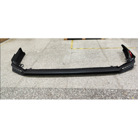Lèvre de pare-chocs avant avec éclairage LED pour Toyota Hiace 2014-2018 Wide Body, Spoiler avant, Kit carrosserie inférieur, Pièces auto ABS