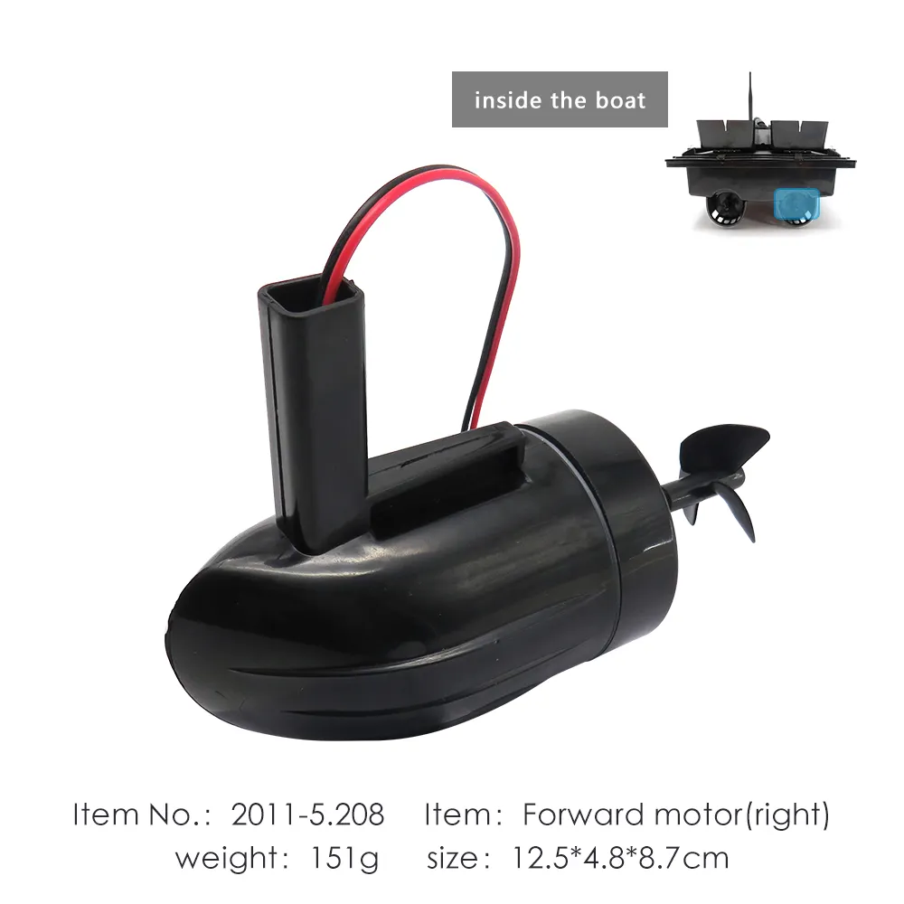 Flytec 2011-5 Hot Sale 500M Electric RC Fishing Bait Boat Motor Accessories Parts For Assembly And Repair