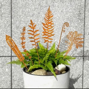 Ornements de jardin en métal et laser pour l'aménagement de votre cour arrière, avec système de fixation à vis, pour fleurs, piquets décoratifs et produits de terrasse - Product Image 3