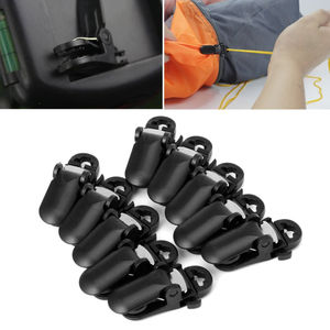 Tente en plastique pour l'extérieur Ancre de bâche <span class=keywords><strong>Camping</strong></span> Caravane Mâchoire Grip Clamp Randonnée Crocodile Clip Auvent Canopy Croc Toile Snap Fastener - Product Image 6