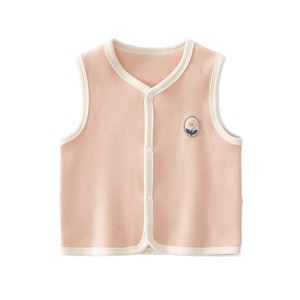 Chaleco polar para bebé, ropa interior cálida de color sólido para niños y niñas, capa base para otoño e invierno - Product Image 5