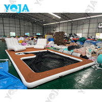 Filet flottant gonflable en PVC résistant aux UV, anti-méduse, barrière aquatique durable