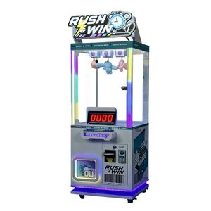 Machine de jeu d'arcade à monnayeur Stop Time 7 Seconds Challenge pour petits jouets en peluche et poupées, avec fonction de récompenses - Product Image 1