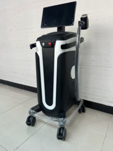 Máquina de Remoção de Cabelo a <span class=keywords><strong>Laser</strong></span> Superlaser 548 4 Ondas com Tela Touch Colorida de 15 Polegadas Resfriamento de Safira Multi-Poder - Product Image 5