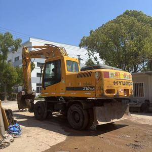 รถขุดไฮดรอลิก Hyundai R210W-7 มือสองคุณภาพสูง สีเดิมจากโรงงาน พร้อมใช้งานในสถานที่ - Product Image 2