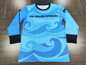 釣りシャツピュアカスタム昇華釣りジャージー漁師アメリカ国旗デザインUV保護長袖釣りシャツ - Product Image 5