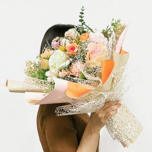 Korean <strong>Paper</strong> for Flowers Mesh <strong>Paper</strong> Circle Net Hollow <strong>Wrapping</strong> <strong>Paper</strong> Florist Packaging Supplies for Birthday <strong>Wedding</strong> - Product Image 5