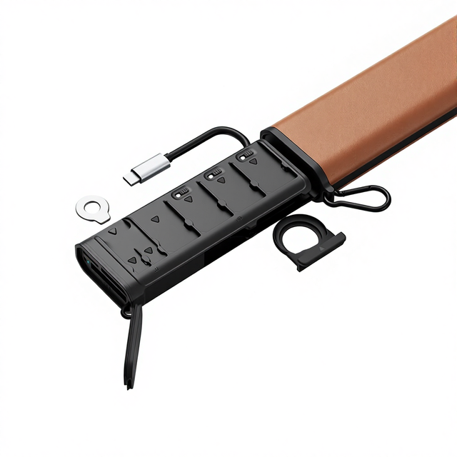 For Multifunctional Portable Card Reader Holder (CFexpress Type B for Compatible) High-Speed 3-Card Read Simultaneously