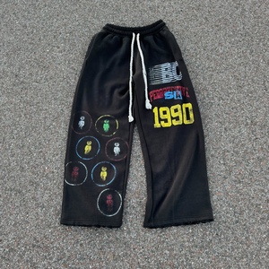 <span class=keywords><strong>Pantaloni</strong></span> sportivi <span class=keywords><strong>rossi</strong></span> con serigrafia personalizzata per uomo <span class=keywords><strong>pantaloni</strong></span> a zampa larga da strada con <span class=keywords><strong>pantaloni</strong></span> a vita media - Product Image 3