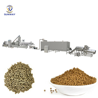 Fabricant de machines extrudeuses automatiques de granulés d'aliments pour crevettes, ligne de production d'aliments flottants pour poissons aquatiques, équipement