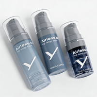 Flacon pompe airless en PP robuste et durable 5ml 10ml 15ml pour crème, lotion corporelle, écran solaire, démaquillant