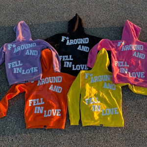 Vente chaude Y2k Graphic Hoodie Personnalisé Full Zip Up Hoodie Haute Qualité Patch Broderie Hommes Hoodies & Sweatshirts - Product Image 2