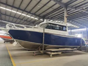 Incrociatore di lusso per barche da pesca di lusso in alluminio da 9m 30 piedi con cabina completa per noleggio