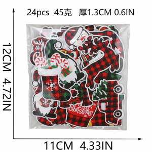 Parche Termoadhesivo Bordado de Reno Navideño con Guante y Diseño de Café, Rojo Mate a Cuadros, de Dibujos Animados Lindos para Decoración - Product Image 3