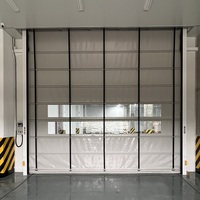 Porte à enroulement industrielle en PVC de type volet roulant pour entrepôts, fabriquée par une usine chinoise