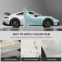Film vinyle pour voiture, effet arc-en-ciel changeant de couleur, décoration automobile, 1,52x16m, PVC, enveloppement de carrosserie, logo personnalisé acceptable, 5 rouleaux