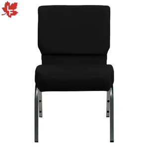 Moderno usato impilamento telai in metallo 21 pollici chiesa mobili ad incastro imbottito tearter sedia sedia impilabile sedia da chiesa sedia impilabile - Product Image 6