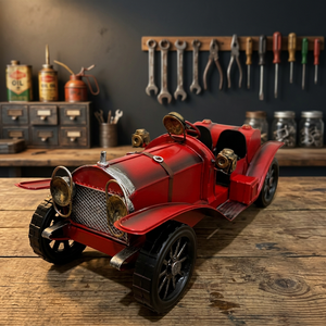 Modèle de voiture classique en métal fait main, rétro, décoratif, objet de collection, respectueux de l'environnement, de haute qualité pour la maison - Product Image 1