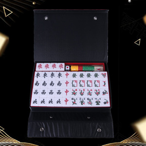 Juego de Mahjong de Cristal Acrílico de 36 mm, 88 Piezas, Estilo Singapur Malasia, para 3 Jugadores - Product Image 4