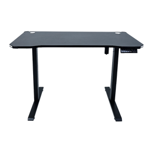 Mesa de juego ergonómica de altura ajustable de un solo motor eléctrico G11, superficie de MDF, tira LED colorida, diseño moderno para el hogar y la Oficina - Product Image 1