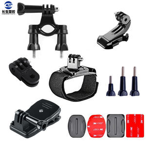 14-in-1 for GoPro Camera Accessory Kit with Wrist <b>Strap</b> and Bicycle Backpack <b>Clip</b> Metal and PC Material for GoPro - Product Image 1