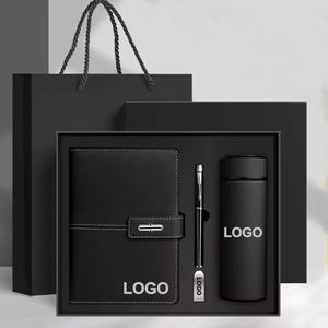 Custom Logo Office Business Father's Day Graduation Anniversary Promotional Stainless Steel Vaccum Bottle Pen <b>Notebook</b> Umbrella - Product Image 1