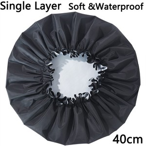 <span class=keywords><strong>Bonnet</strong></span> de douche pour <span class=keywords><strong>cheveux</strong></span> longs <span class=keywords><strong>afro</strong></span>, extra large, 40 cm, imperméable, noir, pour femmes adultes, quatre saisons, <span class=keywords><strong>en</strong></span> gros - Product Image 5