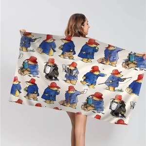 ผ้าขนหนูไมโครไฟเบอร์ลายหมีแพดดิงตันแห้งเร็วซึมซับดีสำหรับเล่นโยคะชายหาดใช้เวลาเดินทางมีน้ำหนักเบา - Product Image 4