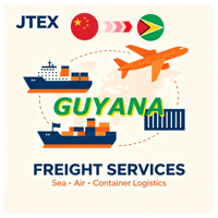 Transitaire fiable de Chine vers la Guyane, service professionnel de consolidation de fret en LCL (moins d'un conteneur)