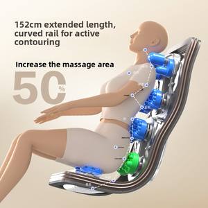 Moderner Luxus Elektrischer Luftdruck Tragbarer Faltbarer Fuß- und Ganzkörper-<span class=keywords><strong>Shiatsu</strong></span> 4D Zero Gravity Heizender Rollender Massagesessel - Product Image 5