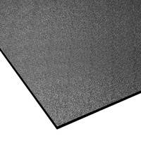 Plaque en plastique ABS noir Eachsign de 3 mm, 600x1200 mm, tailles personnalisées, étanche, haute dureté de surface, moulage, gravure, publicité