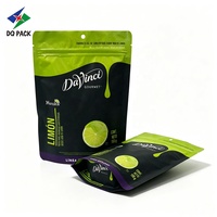 Sachet Doypack Mylar imprimé sur mesure, thermoscellable, avec fermeture éclair recyclable