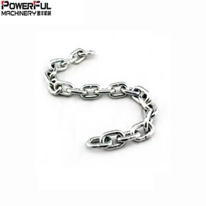 G30 Chaînes soudées en acier au carbone électro-galvanisé de 8mm à maillons courts et longs Standard DIN 5685 766 763 764 - Product Image 3