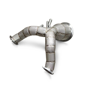 Pour Audi Q8 3.0T 2021-2024 avec bande de tuyau de descente isolée OPF/DPF catalyseur haute Performance d'échappement réglage Performance de course - Product Image 1