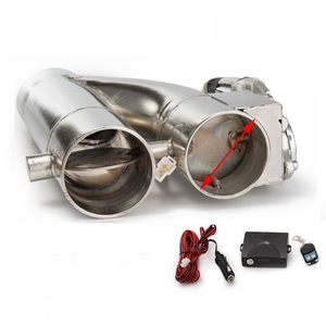 Cấp bằng sáng chế sản phẩm 2 " / 2.25" / 2.5" / 3" điện xả downpipe cutout e-cắt ra dual-van điều khiển từ xa Kit EP-CUT007Y - Product Image 1