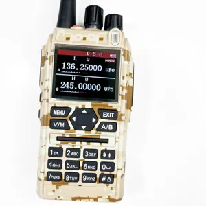 Taşınabilir DTMF bip Roger ANI iki yönlü Telsiz 13-600Mhz camo Voki Toki Telsiz OS-8900UV Walkie Talkie