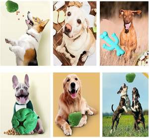 Fragola Dispenser giocattolo durevole cucciolo alimentatore giocattoli per IQ formazione & arricchimento mentale, bel cane giocattolo - Product Image 5