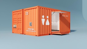 Contenedor Modular para Inodoro Móvil Inteligente para Exteriores-Fácil Montaje, Personalizable para Zonas de Trabajo - Product Image 5