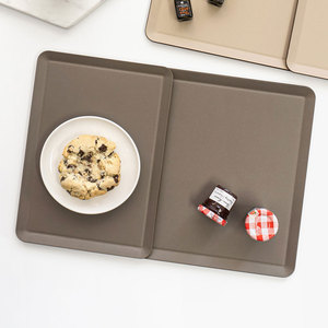 Plateau en pulpe de carton écologique antidérapant brun chocolat_KRCB-074 pour la restauration commerciale, les fournitures hôtelières, le service dans les restaurants - Product Image 4