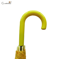 Parapluie droit semi-automatique YS-1100 à ouverture automatique et fermeture manuelle, avec logo personnalisé imprimé, design tendance, en tissu polyester imperméable