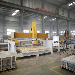เครื่องตัดหินแบบใหม่จากโรงงานผู้ผลิตโดยตรง เครื่องเราเตอร์ <span class=keywords><strong>CNC</strong></span> <span class=keywords><strong>3</strong></span>+1 แกน พร้อมเครื่องยนต์และมอเตอร์ อัตโนมัติ สำหรับหินแกรนิตและหินอ่อน ควบคุมด้วย PLC - Product Image 4