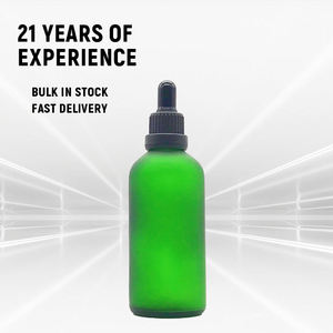 Botella de Vidrio Esmerilado de Fondo Grueso y Paredes Resistentes con Gotero para Sueros Cosméticos de Lujo y Aceites Esenciales con Diseño de Base Estable - Product Image 3