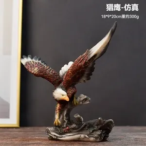 Estatua de Águila Moderna para Decoración del Hogar, Escultura Artística de Águila Dorada, Adorno de Resina de <span class=keywords><strong>Halcón</strong></span>, Figura de Águila Calva, Accesorio Decorativo para el Hogar - Product Image 6