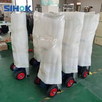 Chariot d'escalade électrique à deux roues en aluminium et lithium-ion pour charges lourdes, fabriqué en Chine